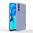 Silikon Hülle Handyhülle Ultra Dünn Flexible Schutzhülle 360 Grad Ganzkörper Tasche für Oppo K9 Pro 5G Lavendel Grau