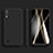 Silikon Hülle Handyhülle Ultra Dünn Flexible Schutzhülle 360 Grad Ganzkörper Tasche für Samsung Galaxy M10 Schwarz