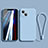 Silikon Hülle Handyhülle Ultra Dünn Flexible Schutzhülle 360 Grad Ganzkörper Tasche G02 für Apple iPhone 13 Hellblau
