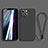 Silikon Hülle Handyhülle Ultra Dünn Flexible Schutzhülle 360 Grad Ganzkörper Tasche G02 für Apple iPhone 13 Schwarz