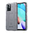Silikon Hülle Handyhülle Ultra Dünn Flexible Schutzhülle 360 Grad Ganzkörper Tasche J01S für Xiaomi Redmi 10 Prime (2022) Grau