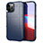 Silikon Hülle Handyhülle Ultra Dünn Flexible Schutzhülle 360 Grad Ganzkörper Tasche S01 für Apple iPhone 12 Pro Max Blau