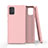 Silikon Hülle Handyhülle Ultra Dünn Flexible Schutzhülle 360 Grad Ganzkörper Tasche S01 für Samsung Galaxy A51 4G Rosa