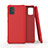 Silikon Hülle Handyhülle Ultra Dünn Flexible Schutzhülle 360 Grad Ganzkörper Tasche S01 für Samsung Galaxy A51 4G Rot