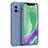 Silikon Hülle Handyhülle Ultra Dünn Flexible Schutzhülle 360 Grad Ganzkörper Tasche S01 für Vivo iQOO 8 5G Lavendel Grau