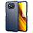 Silikon Hülle Handyhülle Ultra Dünn Flexible Schutzhülle 360 Grad Ganzkörper Tasche S01 für Xiaomi Poco X3 Blau