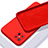 Silikon Hülle Handyhülle Ultra Dünn Flexible Schutzhülle 360 Grad Ganzkörper Tasche S02 für Oppo A92s 5G Rot