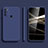 Silikon Hülle Handyhülle Ultra Dünn Flexible Schutzhülle 360 Grad Ganzkörper Tasche S02 für Samsung Galaxy M21 Blau