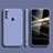 Silikon Hülle Handyhülle Ultra Dünn Flexible Schutzhülle 360 Grad Ganzkörper Tasche S02 für Samsung Galaxy M21 Lavendel Grau