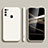 Silikon Hülle Handyhülle Ultra Dünn Flexible Schutzhülle 360 Grad Ganzkörper Tasche S02 für Samsung Galaxy M21 Weiß