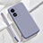 Silikon Hülle Handyhülle Ultra Dünn Flexible Schutzhülle 360 Grad Ganzkörper Tasche S03 für Oppo A58 5G Lavendel Grau