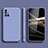 Silikon Hülle Handyhülle Ultra Dünn Flexible Schutzhülle 360 Grad Ganzkörper Tasche S03 für Samsung Galaxy M31s Lavendel Grau