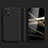 Silikon Hülle Handyhülle Ultra Dünn Flexible Schutzhülle 360 Grad Ganzkörper Tasche S04 für Samsung Galaxy M51 Schwarz