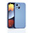 Silikon Hülle Handyhülle Ultra Dünn Flexible Schutzhülle 360 Grad Ganzkörper Tasche S05 für Apple iPhone 13 Mini Hellblau