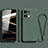 Silikon Hülle Handyhülle Ultra Dünn Flexible Schutzhülle 360 Grad Ganzkörper Tasche S07 für Oppo Reno8 5G Nachtgrün