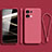 Silikon Hülle Handyhülle Ultra Dünn Flexible Schutzhülle 360 Grad Ganzkörper Tasche S07 für Oppo Reno8 5G Pink