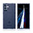 Silikon Hülle Handyhülle Ultra Dünn Flexible Schutzhülle 360 Grad Ganzkörper Tasche S07 für Samsung Galaxy S21 Ultra 5G Blau