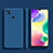 Silikon Hülle Handyhülle Ultra Dünn Flexible Schutzhülle 360 Grad Ganzkörper Tasche YK1 für Xiaomi Redmi 9 India Blau