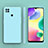 Silikon Hülle Handyhülle Ultra Dünn Flexible Schutzhülle 360 Grad Ganzkörper Tasche YK1 für Xiaomi Redmi 9 India Hellblau