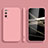 Silikon Hülle Handyhülle Ultra Dünn Flexible Schutzhülle 360 Grad Ganzkörper Tasche YK2 für Samsung Galaxy S20 5G Rosa