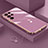 Silikon Hülle Handyhülle Ultra Dünn Flexible Schutzhülle Tasche M01 für Samsung Galaxy S22 Ultra 5G Violett