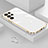 Silikon Hülle Handyhülle Ultra Dünn Flexible Schutzhülle Tasche M01 für Samsung Galaxy S22 Ultra 5G Weiß
