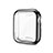 Silikon Hülle Handyhülle Ultra Dünn Flexible Schutzhülle Tasche S01 für Apple iWatch 5 40mm Schwarz