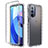 Silikon Hülle Handyhülle Ultra Dünn Flexible Schutzhülle Tasche Transparent Vorder und Rückseite 360 Grad Ganzkörper Farbverlauf für Motorola Moto G Stylus (2022) 4G Klar