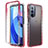 Silikon Hülle Handyhülle Ultra Dünn Flexible Schutzhülle Tasche Transparent Vorder und Rückseite 360 Grad Ganzkörper Farbverlauf für Motorola Moto G Stylus (2022) 4G Rot
