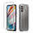 Silikon Hülle Handyhülle Ultra Dünn Flexible Schutzhülle Tasche Transparent Vorder und Rückseite 360 Grad Ganzkörper Farbverlauf für Motorola Moto G40 Fusion Klar