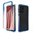 Silikon Hülle Handyhülle Ultra Dünn Flexible Schutzhülle Tasche Transparent Vorder und Rückseite 360 Grad Ganzkörper Farbverlauf für Samsung Galaxy A73 5G Blau