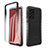 Silikon Hülle Handyhülle Ultra Dünn Flexible Schutzhülle Tasche Transparent Vorder und Rückseite 360 Grad Ganzkörper Farbverlauf für Samsung Galaxy A73 5G Dunkelgrau