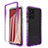Silikon Hülle Handyhülle Ultra Dünn Flexible Schutzhülle Tasche Transparent Vorder und Rückseite 360 Grad Ganzkörper Farbverlauf für Samsung Galaxy A73 5G Violett