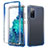 Silikon Hülle Handyhülle Ultra Dünn Flexible Schutzhülle Tasche Transparent Vorder und Rückseite 360 Grad Ganzkörper Farbverlauf für Samsung Galaxy S20 FE (2022) 5G Blau