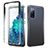 Silikon Hülle Handyhülle Ultra Dünn Flexible Schutzhülle Tasche Transparent Vorder und Rückseite 360 Grad Ganzkörper Farbverlauf für Samsung Galaxy S20 FE (2022) 5G Dunkelgrau