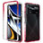 Silikon Hülle Handyhülle Ultra Dünn Flexible Schutzhülle Tasche Transparent Vorder und Rückseite 360 Grad Ganzkörper Farbverlauf für Xiaomi Poco X4 Pro 5G Rot