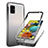 Silikon Hülle Handyhülle Ultra Dünn Flexible Schutzhülle Tasche Transparent Vorder und Rückseite 360 Grad Ganzkörper Farbverlauf JX1 für Samsung Galaxy A51 4G Schwarz