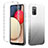 Silikon Hülle Handyhülle Ultra Dünn Flexible Schutzhülle Tasche Transparent Vorder und Rückseite 360 Grad Ganzkörper Farbverlauf ZJ2 für Samsung Galaxy F02S SM-E025F Schwarz