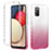 Silikon Hülle Handyhülle Ultra Dünn Flexible Schutzhülle Tasche Transparent Vorder und Rückseite 360 Grad Ganzkörper Farbverlauf ZJ2 für Samsung Galaxy M02s Rosa