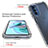 Silikon Hülle Handyhülle Ultra Dünn Flexible Schutzhülle Tasche Transparent Vorder und Rückseite 360 Grad Ganzkörper für Motorola Moto G31 Klar