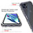 Silikon Hülle Handyhülle Ultra Dünn Flexible Schutzhülle Tasche Transparent Vorder und Rückseite 360 Grad Ganzkörper für Motorola Moto G50 5G Klar