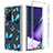 Silikon Hülle Handyhülle Ultra Dünn Flexible Schutzhülle Tasche Transparent Vorder und Rückseite 360 Grad Ganzkörper für Samsung Galaxy Note 20 Ultra 5G Blau
