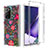 Silikon Hülle Handyhülle Ultra Dünn Flexible Schutzhülle Tasche Transparent Vorder und Rückseite 360 Grad Ganzkörper für Samsung Galaxy Note 20 Ultra 5G Rot