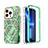 Silikon Hülle Handyhülle Ultra Dünn Flexible Schutzhülle Tasche Vorder und Rückseite 360 Grad Ganzkörper YJ3 für Apple iPhone 13 Pro Grün