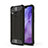 Silikon Hülle Handyhülle Ultra Dünn Schutzhülle 360 Grad Tasche C01 für Huawei Honor 8X Schwarz