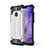 Silikon Hülle Handyhülle Ultra Dünn Schutzhülle 360 Grad Tasche C01 für Huawei Honor 8X Silber