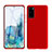 Silikon Hülle Handyhülle Ultra Dünn Schutzhülle 360 Grad Tasche C01 für Samsung Galaxy S20 5G Rot