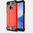 Silikon Hülle Handyhülle Ultra Dünn Schutzhülle 360 Grad Tasche für Huawei Enjoy 8 Plus Rot