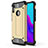 Silikon Hülle Handyhülle Ultra Dünn Schutzhülle 360 Grad Tasche für Huawei Honor 8A Gold