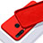Silikon Hülle Handyhülle Ultra Dünn Schutzhülle 360 Grad Tasche für Huawei Nova 5i Rot